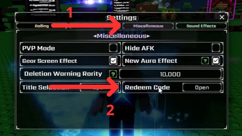 Chọn Miscellaneous (Khác) và nhấp nút Open