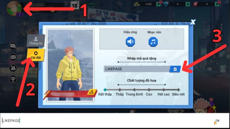Nhập to&agrave;n bộ m&atilde; code ch&iacute;nh x&aacute;c v&agrave;o khung nhập code.