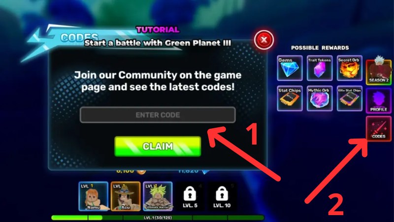 C&aacute;ch nhập code Anime Story Roblox&nbsp;