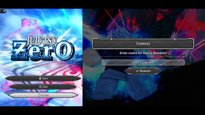 C&aacute;ch nhập code Jujutsu: Zero Roblox