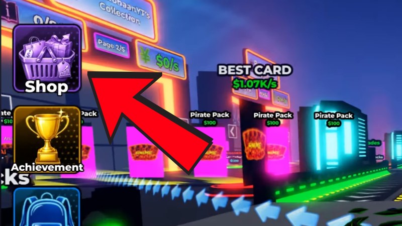 Nhấn v&agrave;o n&uacute;t Shop nằm ở ph&iacute;a b&ecirc;n tr&aacute;i m&agrave;n h&igrave;nh