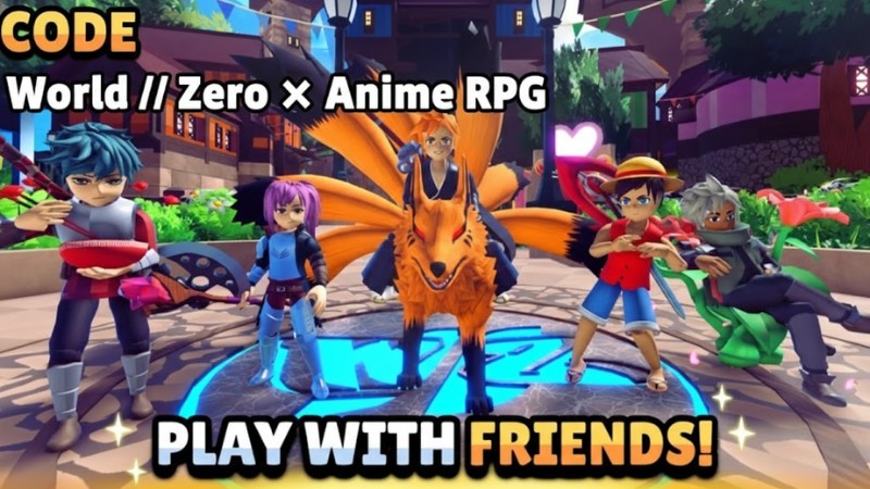 Code Roblox World // Zero&nbsp; x Anime RPG&nbsp;