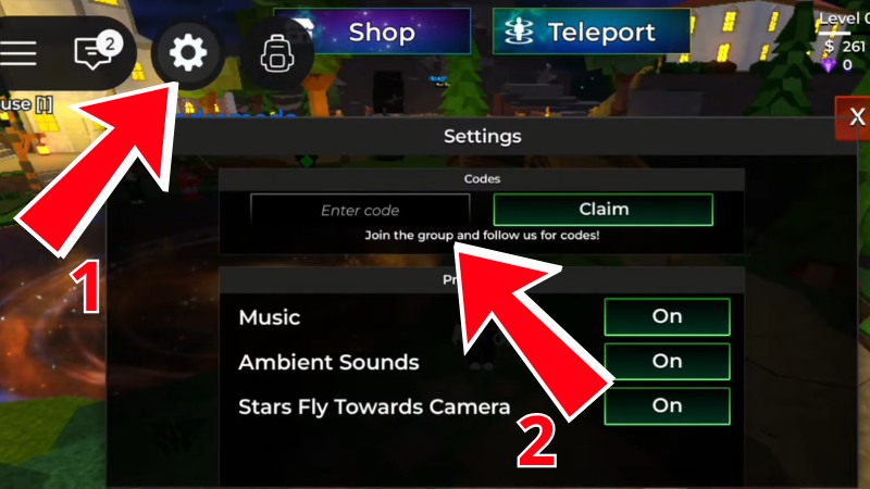 Nhập m&atilde; code  Star Fishing ch&iacute;nh x&aacute;c v&agrave;o &ocirc; trống