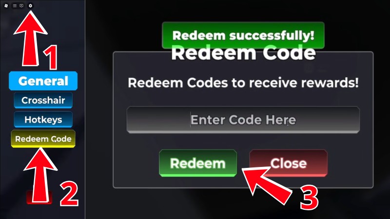 C&aacute;ch nhập Code Sniper Arena
