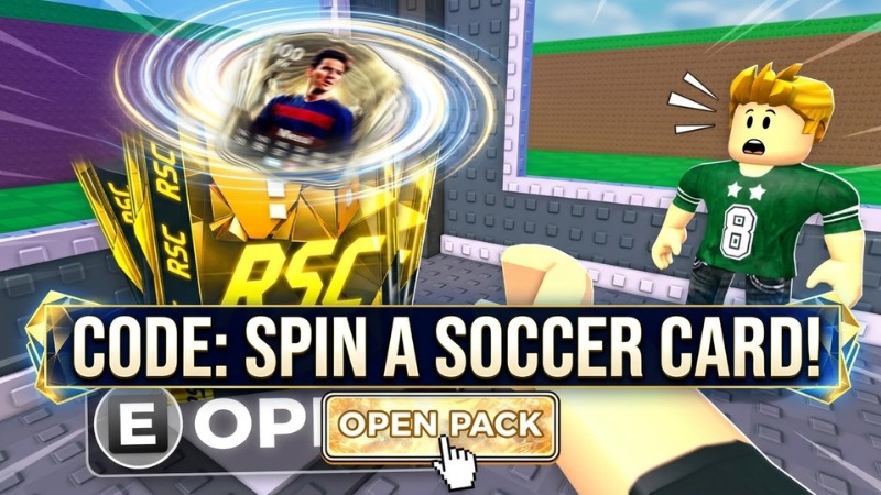 Code Spin a Soccer Card