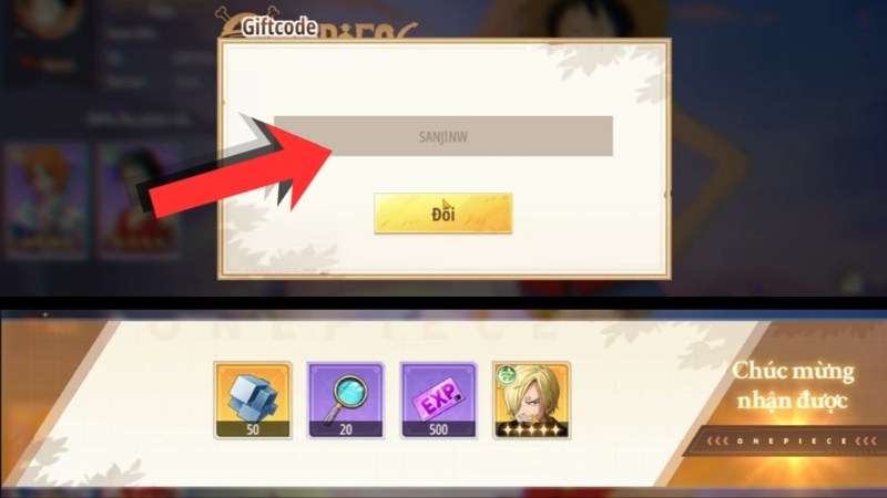 Nhập code Siêu Hải Tặc và bấm đổi để nhận quà ngay Nhập code Siêu Hải Tặc và bấm đổi để nhận quà ngay