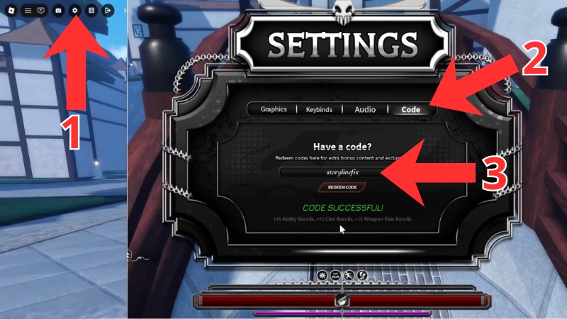 C&aacute;ch nhập code Paradox Roblox 