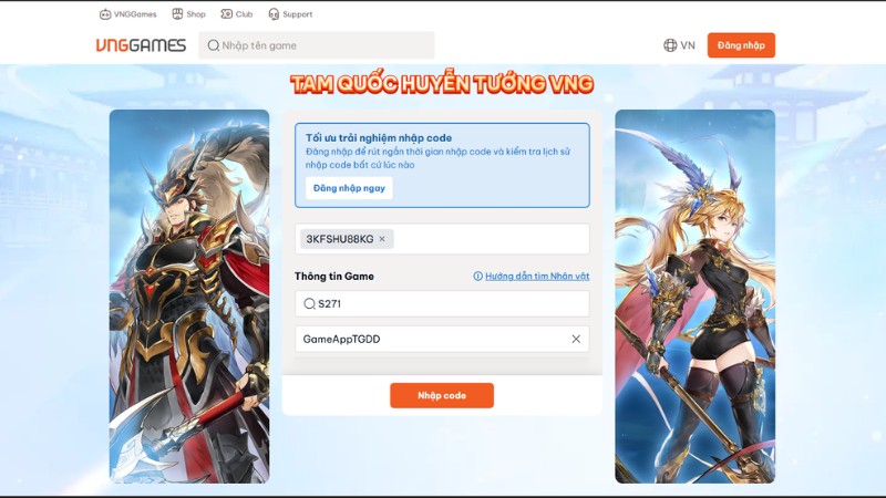 Tiến hành điền đầy đủ các thông tin cần thiết