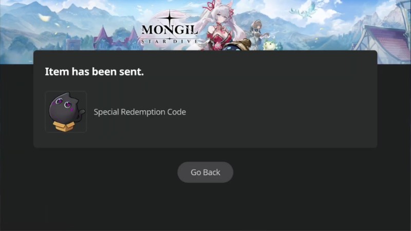 Nếu code đúng và còn hạn sẽ có thông báo nhận quà thành công
