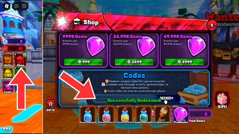 Cách nhập code World Fighters