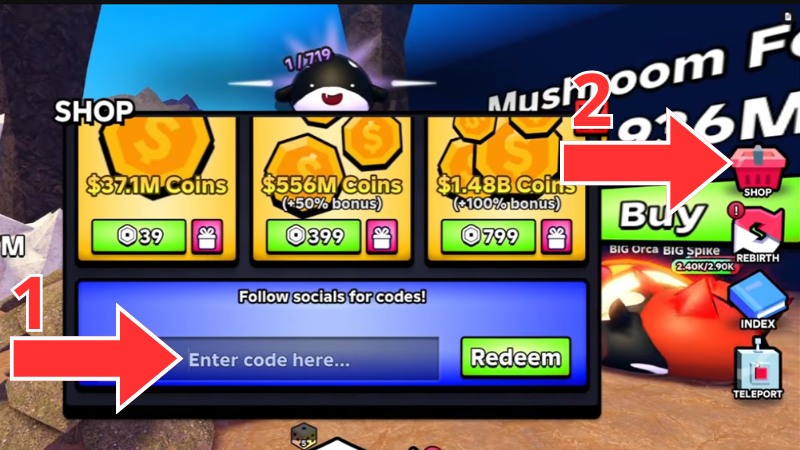 C&aacute;ch nhập code Slime RNG 