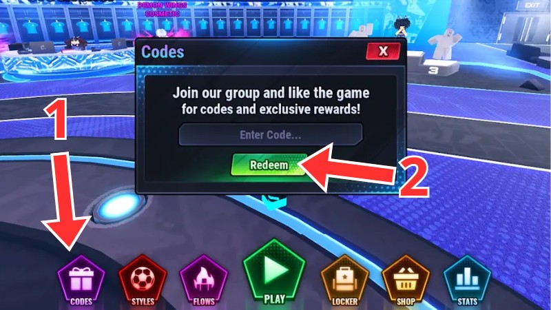 Cách nhập code Soccer Zero Cách nhập code Soccer Zero
