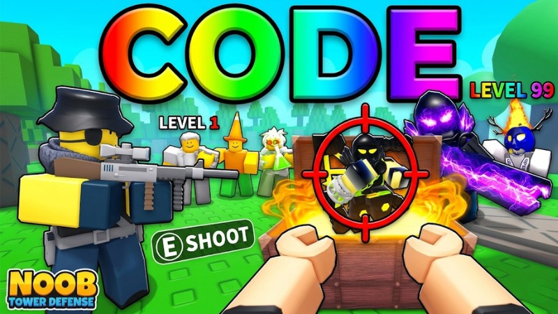 Chi tiết cách nhập code Noob Tower Defense mới nhất: Giao diện chính của game