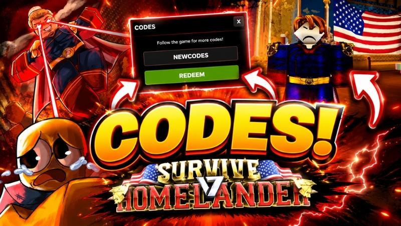 Hướng dẫn nhập code Survive Homelander - Lỗi nhập code Chi tiết cách nhập code Survive Homelander mới nhất: kiểm tra lỗi khi code không thể sử dụng