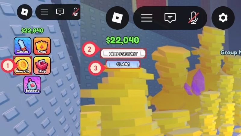 Cách nhập code King Tower Cách nhập code King Tower