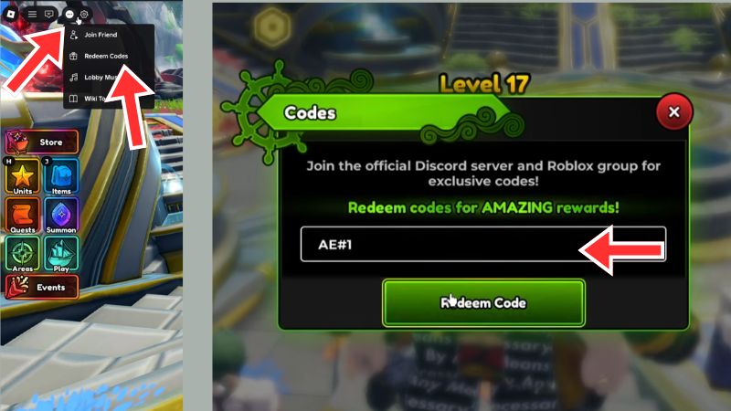 Cách nhập Code Anime Expeditions Cách nhập Code Anime Expeditions