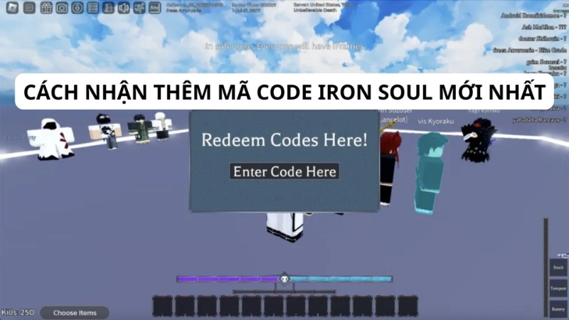 Cách kiếm thêm code Iron Soul Dungeon Roblox mới Cách kiếm thêm code Iron Soul Dungeon Roblox mới