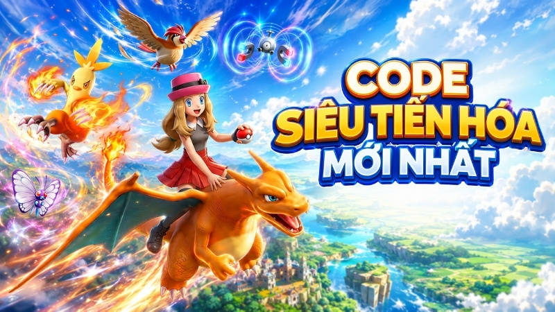 Code Si&ecirc;u Tiến H&oacute;a mới nhất, c&aacute;ch nhập code nhận qu&agrave; miễn ph&iacute;