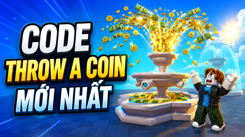 Code Throw a Coin mới nhất c&aacute;ch chập code nhận 5x Luck, Divine Rubber Duck,...