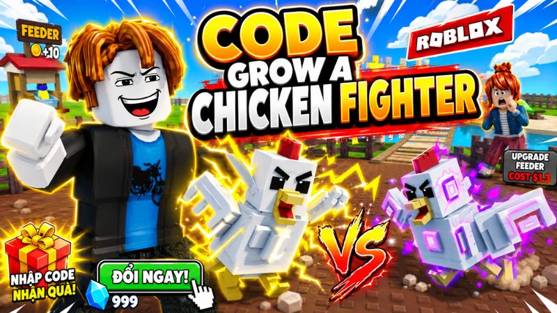 Code Grow a Chicken Fighter