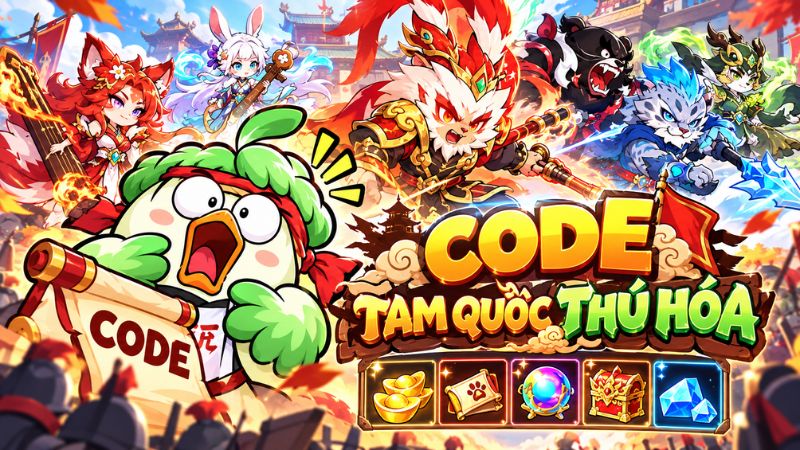 Code Tam Quốc Th&uacute; H&oacute;a