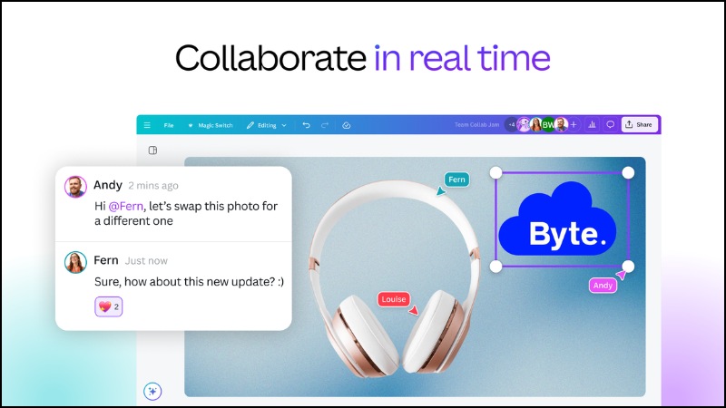 Cộng t&aacute;c thời gian thực