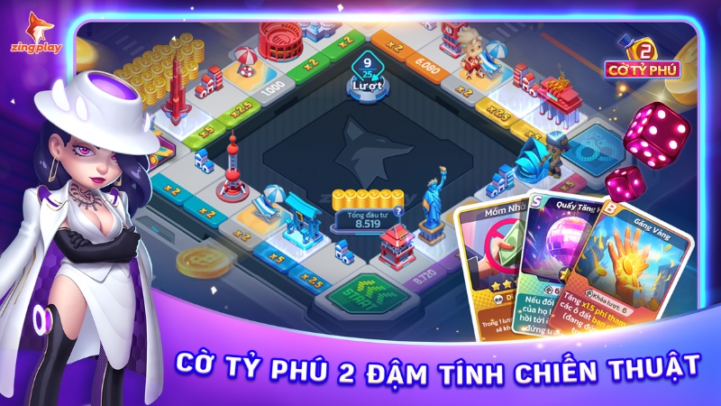 Cờ tỷ ph&uacute; tr&ecirc;n ZingPlay