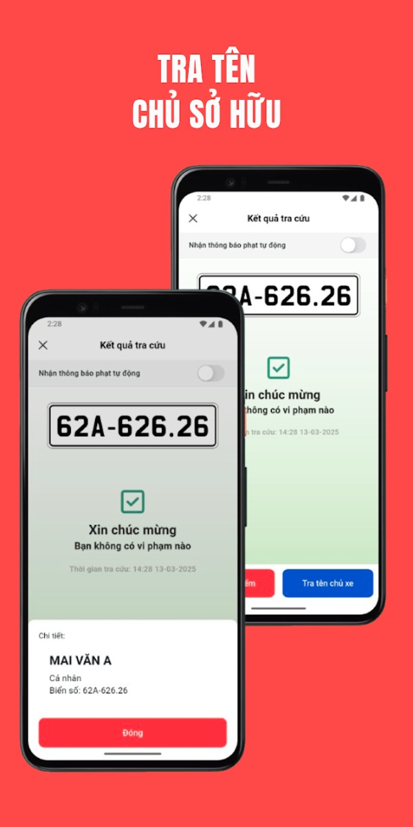 Tra cứu trực tiếp biển số & cảnh báo vi phạm Tra cứu trực tiếp biển số & cảnh báo vi phạm