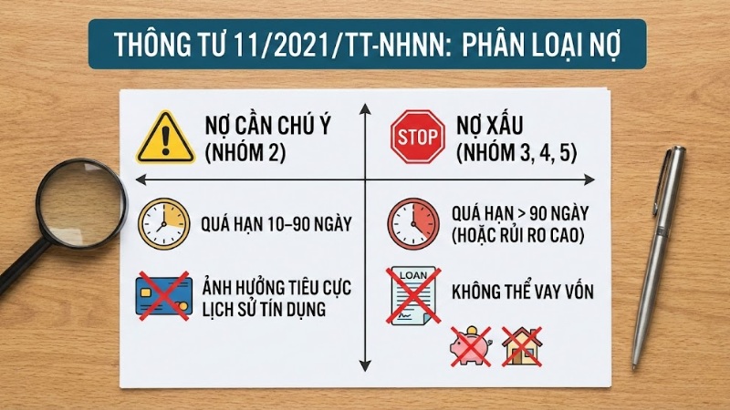 Đóng lãi chậm bao lâu thì bị nợ xấu? Đóng lãi chậm bao lâu thì bị nợ xấu?