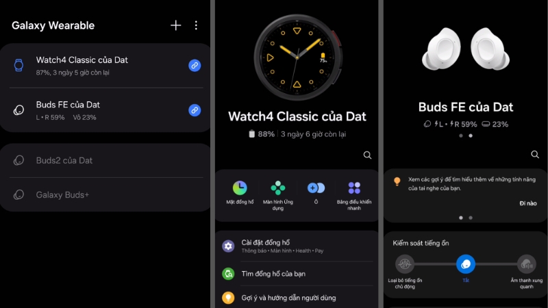 Quản l&yacute; nhiều thiết bị Samsung tr&ecirc;n c&ugrave;ng một ứng dụng