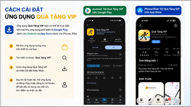 Tải Qu&agrave; Tặng Vip
