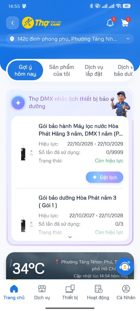 Gọi Thợ Điện máy XANH để sửa chữa, bảo hành, lắp đặt Gọi Thợ Điện máy XANH để sửa chữa, bảo hành, lắp đặt