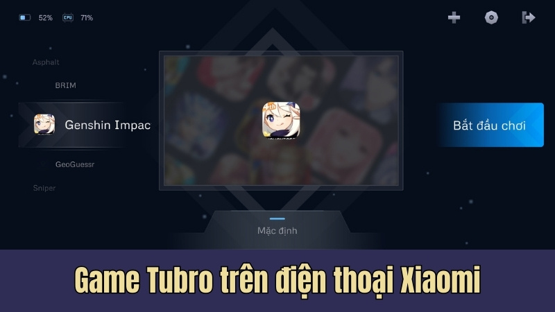 Game Turbo: Ứng dụng tối ưu game nh&agrave; Xiaomi