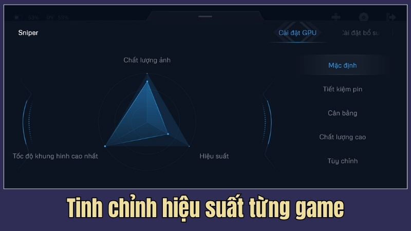 Hỗ trợ tăng tốc đa dạng c&aacute;c thể loại game