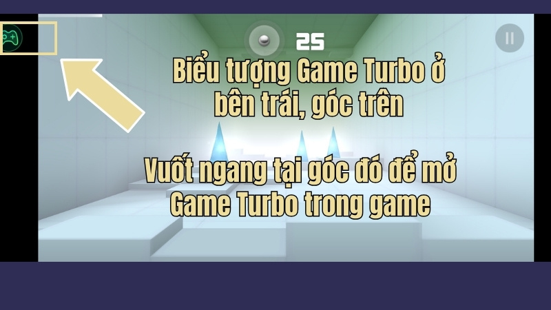 Mở Game Turbo ngay trong game