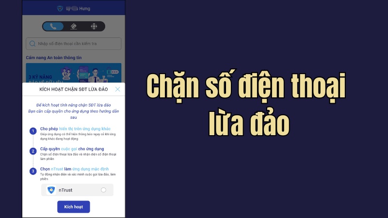 Chặn số điện thoại lừa đảo