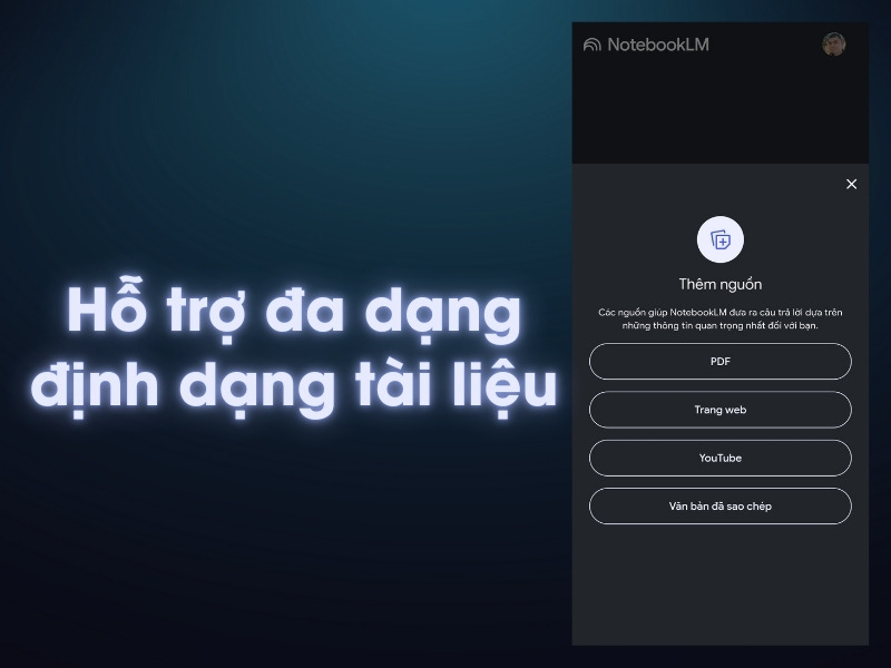 Hỗ trợ đa dạng định dạng t&agrave;i liệu