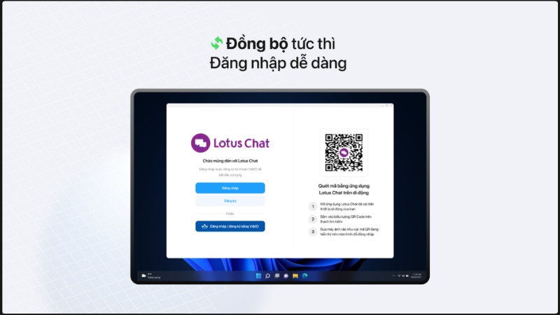 Đồng bộ nhanh ch&oacute;ng v&agrave; dễ d&agrave;ng, kh&ocirc;ng giới hạn thiết bị đăng nhập