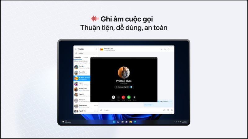 Tạo file ghi &acirc;m cuộc gọi để nghe lại hoặc chuyển tiếp