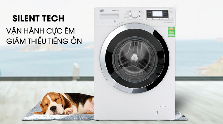 Máy giặt Silent Tech giá cao hơn thường, hiệu quả êm ái phụ thuộc cách giặt và bề mặt đặt máy