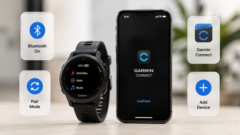 Cách bật Bluetooth trên đồng hồ Garmin nhanh Cách bật Bluetooth trên đồng hồ Garmin nhanh