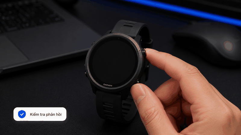 Kiểm tra phản hồi khi Garmin bị đen màn hình Kiểm tra phản hồi khi Garmin bị đen màn hình
