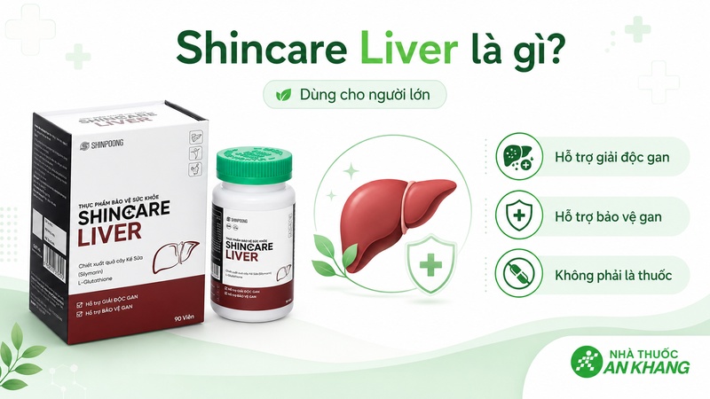 Shincare Liver là thực phẩm bảo vệ sức khỏe hỗ trợ giải độc gan và bảo vệ gan Shincare Liver là thực phẩm bảo vệ sức khỏe hỗ trợ giải độc gan và bảo vệ gan
