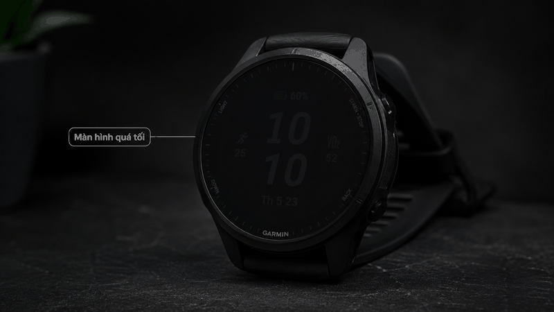 Màn hình Garmin quá tối do cài đặt Màn hình Garmin quá tối do cài đặt
