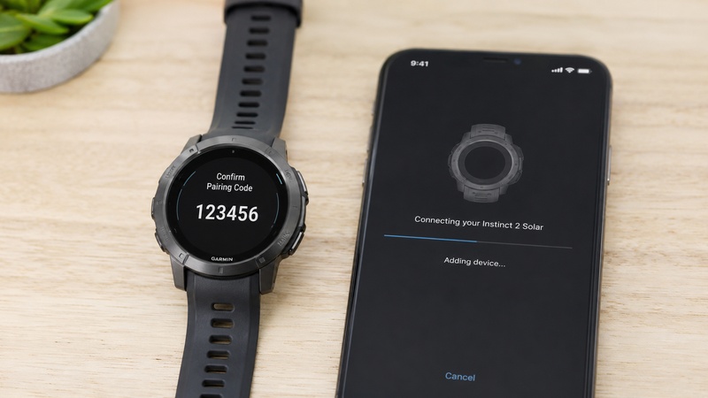 Xác nhận mã khi ghép đôi Garmin lần đầu Xác nhận mã khi ghép đôi Garmin lần đầu