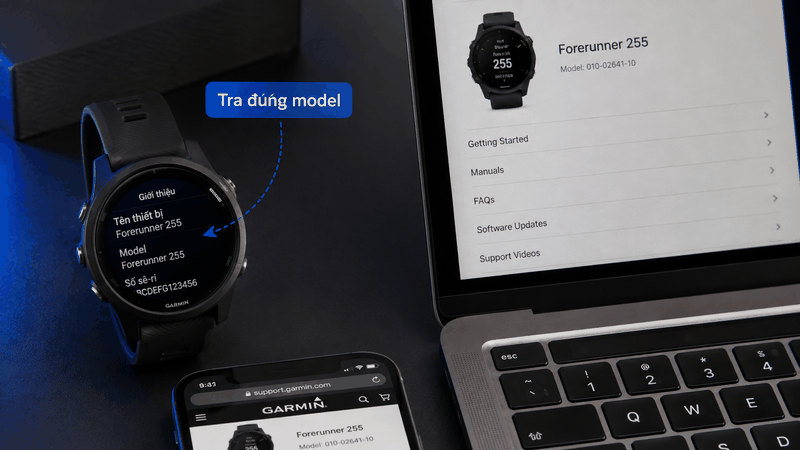 Tra đúng model đồng hồ Garmin Tra đúng model đồng hồ Garmin