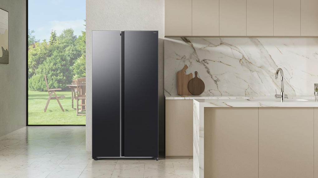 Tủ lạnh Samsung Inverter 655 lít Side By Side RS70F65Q3FSV thiết kế SpaceMax mở rộng dung tích lưu trữ tối ưu