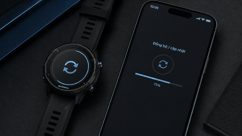 Đồng bộ và cập nhật đồng hồ Garmin Đồng bộ và cập nhật đồng hồ Garmin