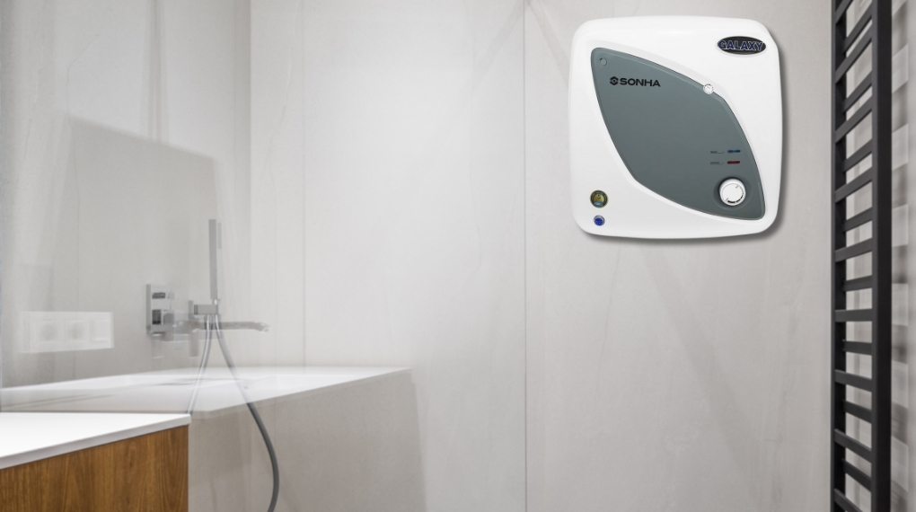 Bình nóng lạnh gián tiếp Sơn Hà Galaxy 20 lít 2500W S20VG thiết kế chắc chắn giữ nhiệt lâu với lớp bảo ôn PU