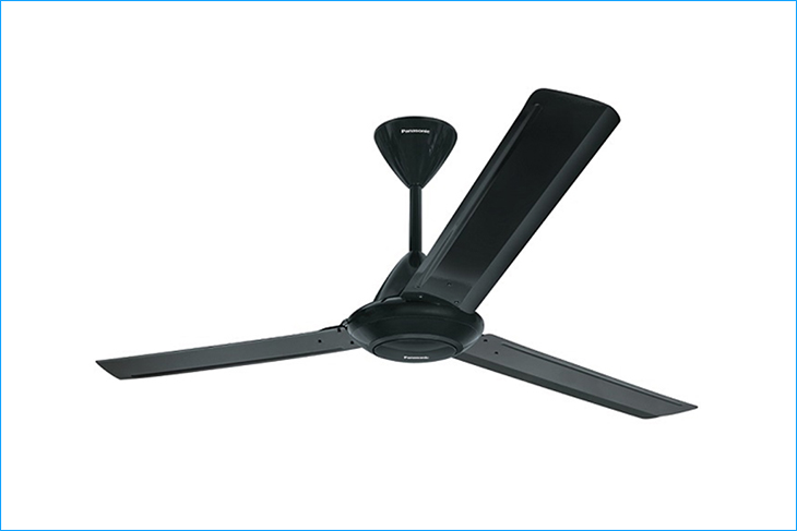 Quạt trần Panasonic 3 cánh F-60MZ2-KS 66W có thiết kế truyền thống, tốc độ quay nhanh, tạo luồng gió mạnh mẽ, làm mát nhanh chóng hiệu quả
